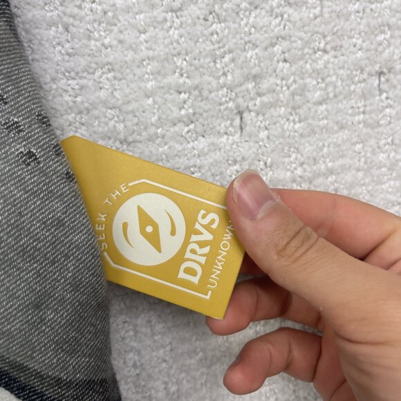 NWT Dravus Shirt Mens S Grey Aztec Print AOP LongSleeve Button Up Flannel Skate - Picture 7 of 13